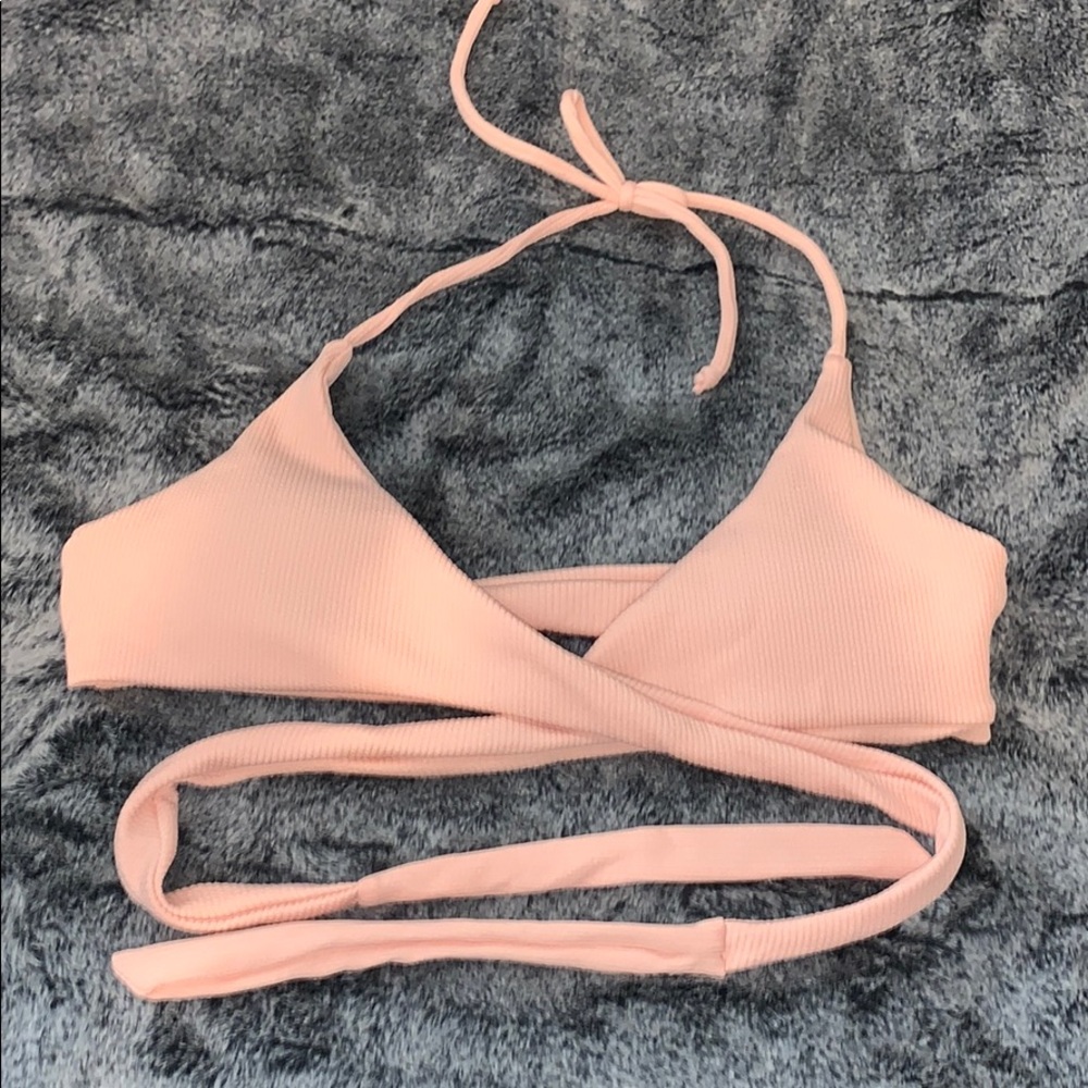 Tie around bikini top